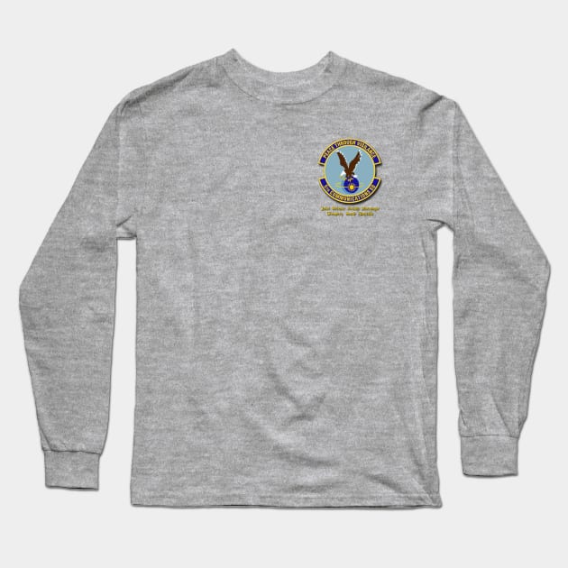 Vintage 5th Joint Defense Space Communications Squadron Long Sleeve T-Shirt by VoodooNite